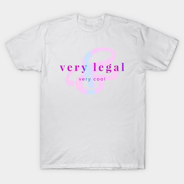 Very Legal & Very Cool - PP1 T-Shirt by verylegalandverycool